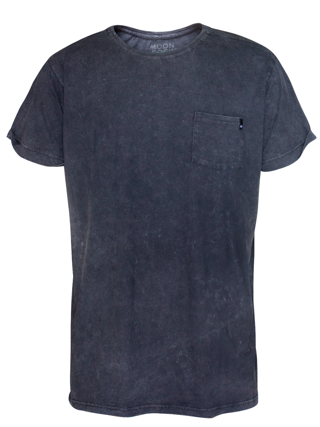 MEN T-SHIRT POCKET KOA BLACK WASH
