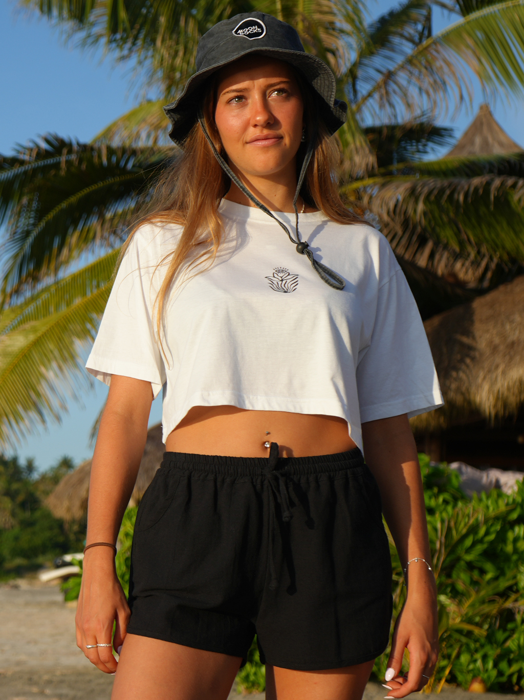 PANT COTTON LINEN BLACK