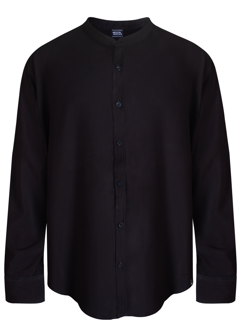 MEN SHIRT LONG SLEEVE RAYON BLACK