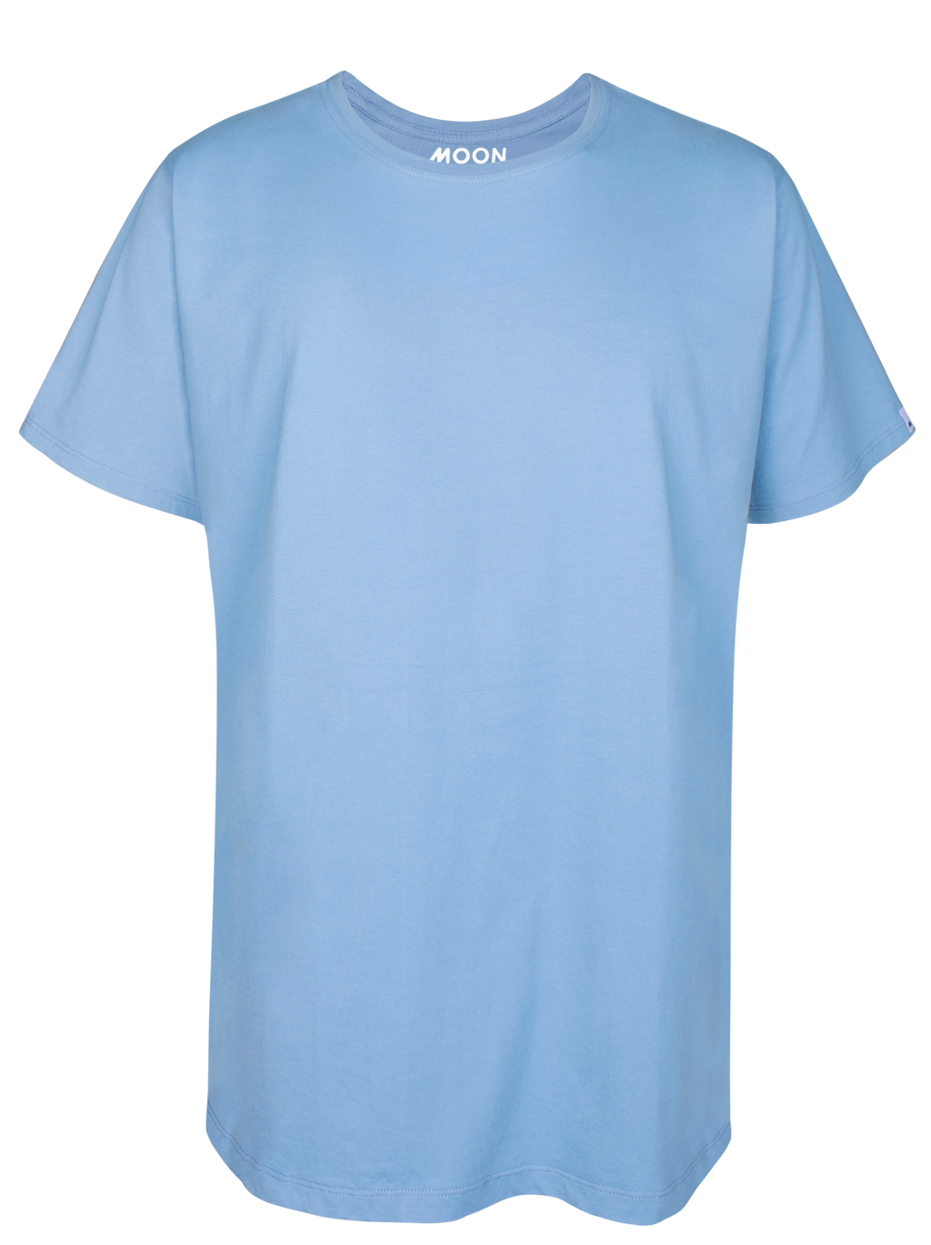 MEN T-SHIRT 2 PLAIN SMOKE BLUE