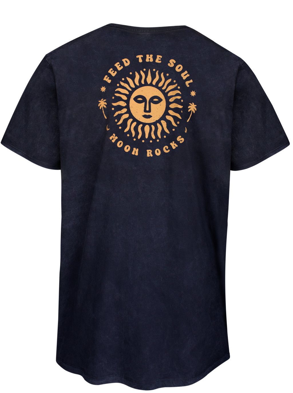 MEN T-SHIRT 2 BLACK WASH FEED THE SOUL