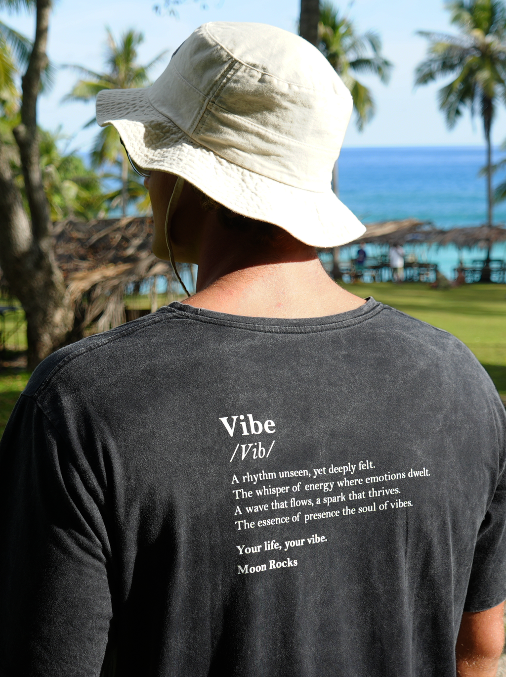 MEN T-SHIRT 2 BLACK WASH VIBE/ VIB