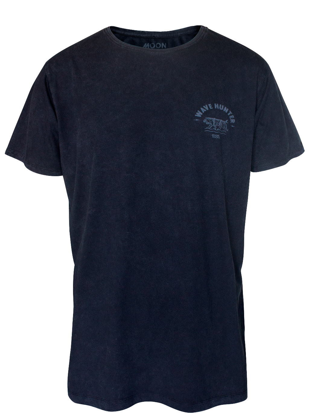 MEN T-SHIRT 2 BLACK WASH WAVE HUNTER