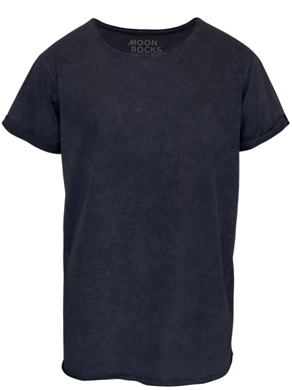 MEN T-SHIRT ZEN PLAIN BLACK WASH