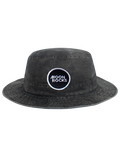 Hat Bucket Logo Black Wash