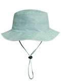 Hat Bucket Plain Green Wash