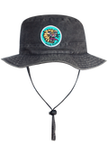 Hat Bucket Tiger Patch Black Wash