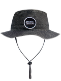 Hat Bucket Logo Black Wash