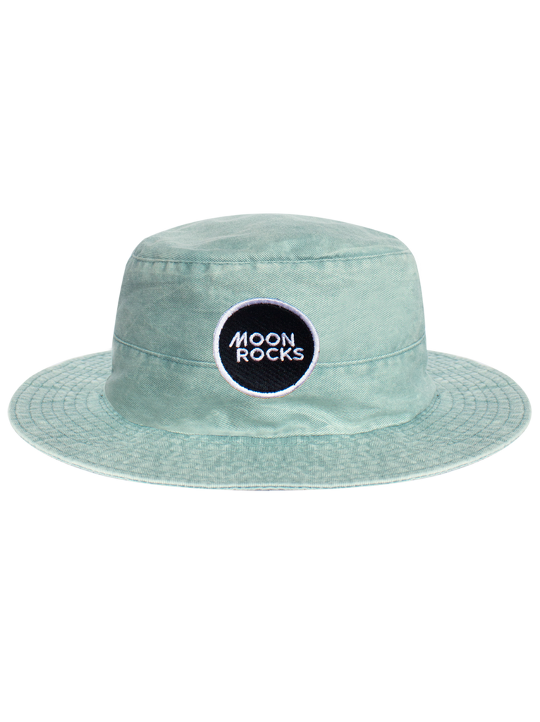 Hat Bucket Logo Green Wash