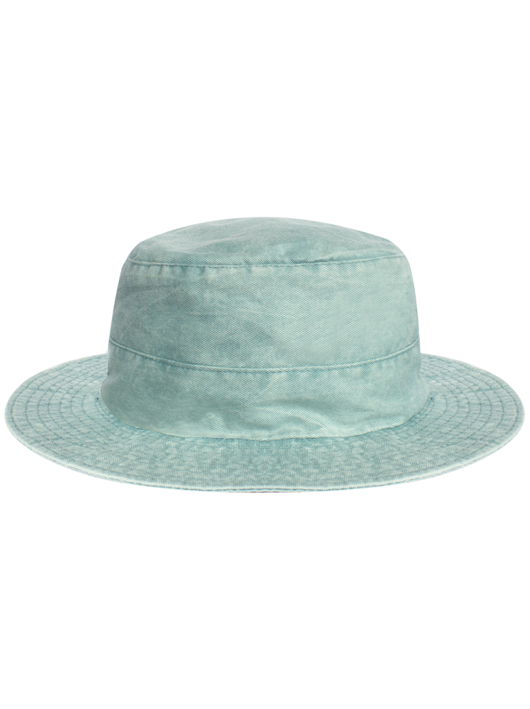 Hat Bucket Plain Green Wash