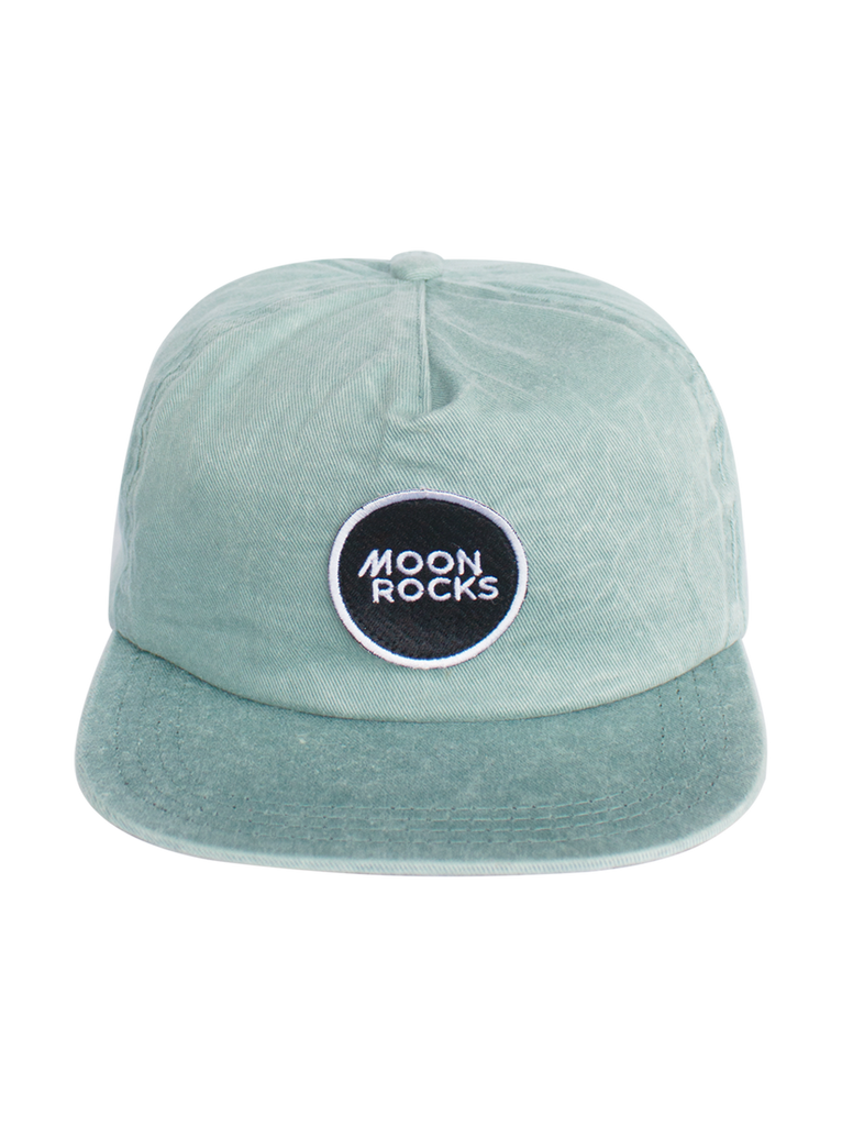 Cap Five Panel Logo Green Wash