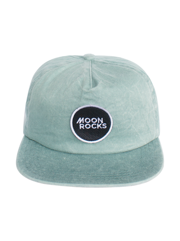 Cap Five Panel Logo Green Wash