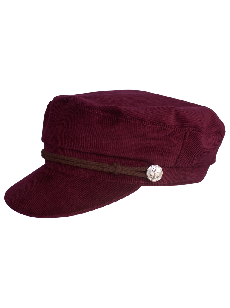 Captain Hat Rope Maroon