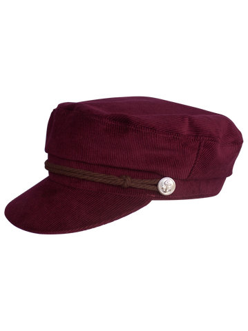 Captain Hat Rope Maroon