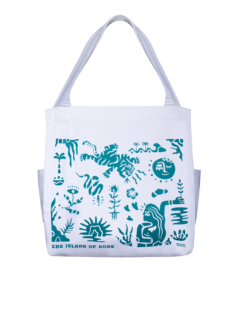 Tote Bag The Island of Gods White