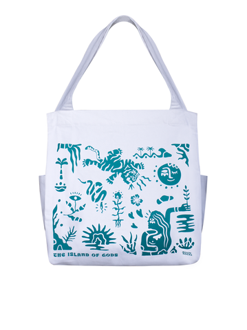 Tote Bag The Island of Gods White