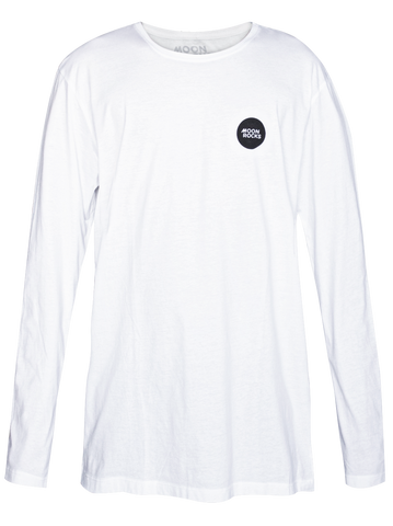 MEN T-SHIRT WHITE LOGO BOLA