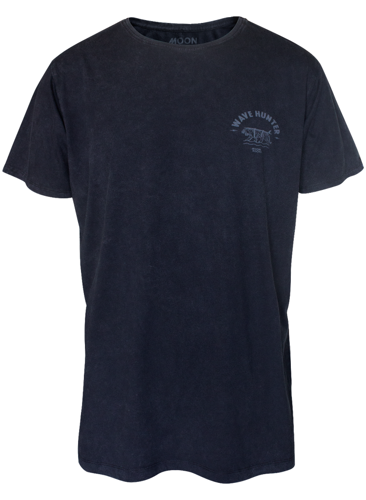 MEN T-SHIRT WASH 2 WAVE HUNTER