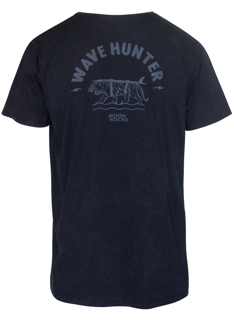 MEN T-SHIRT WASH 2 WAVE HUNTER