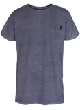 MEN T-SHIRT GREY WASH POCKET KOA