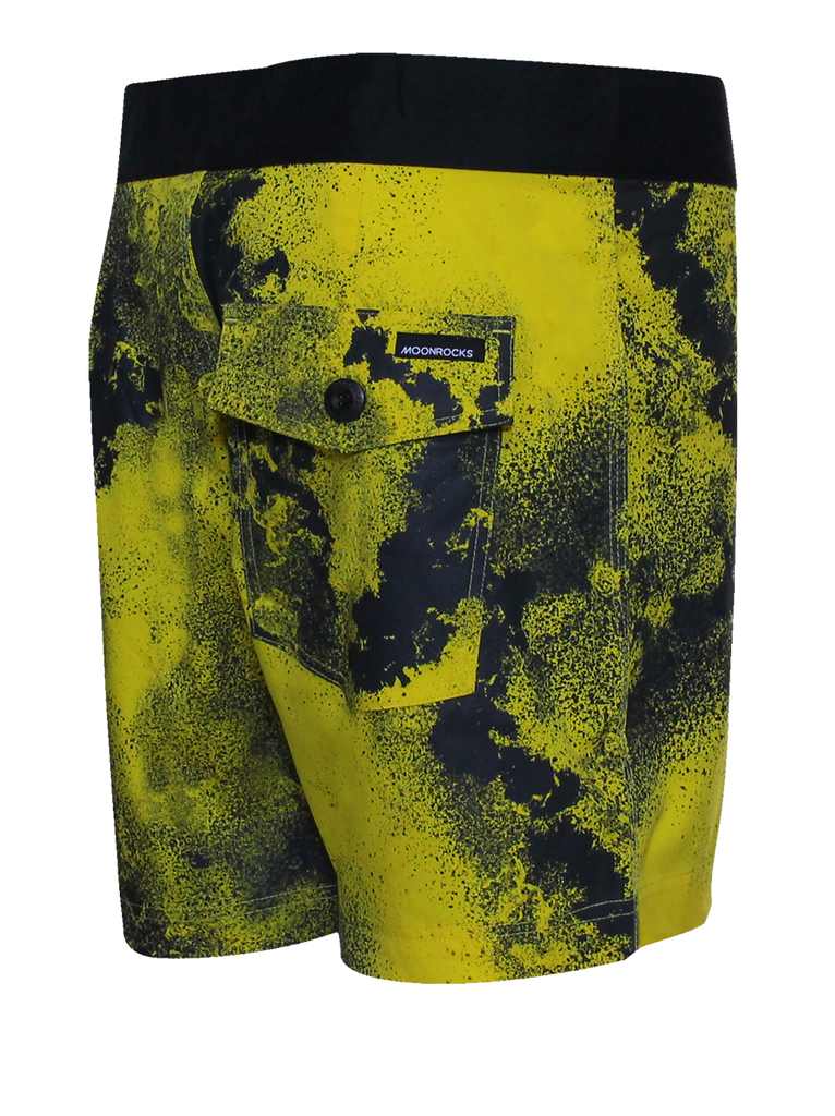 Men Boardshort Reef Resinart Yellow