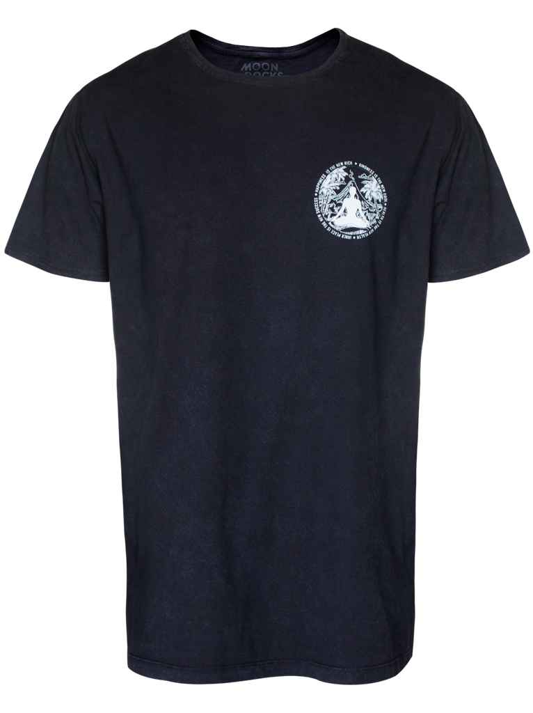 MEN T-SHIRT BLACK WASH 2 KINDNESS