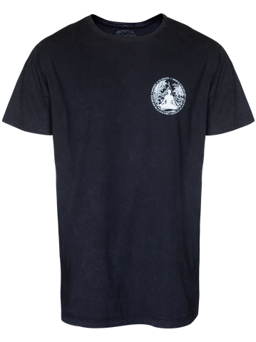 MEN T-SHIRT BLACK WASH 2 KINDNESS