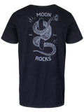 MEN T-SHIRT BLACK WASH 2 MOON SNAKE