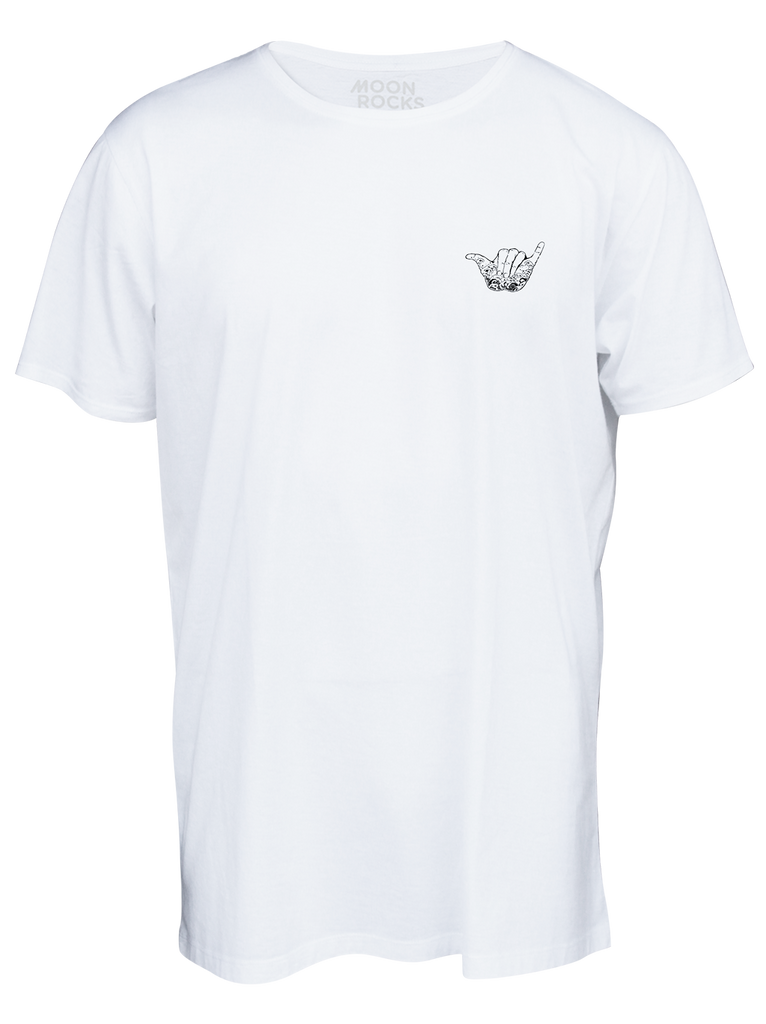 MEN T-SHIRT WHITE SHAKA