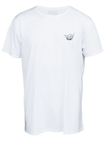 MEN T-SHIRT WHITE SHAKA