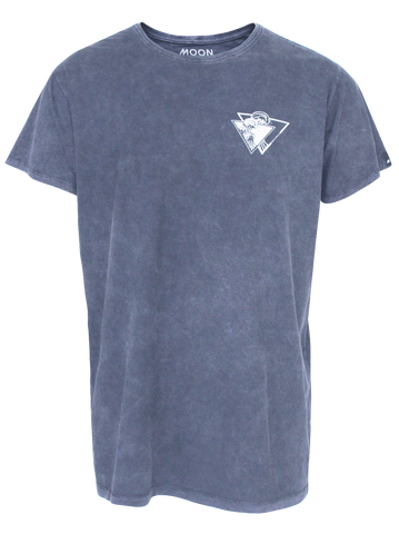 MEN T-SHIRT GREY WASH TRI WAVE