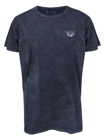 MEN T-SHIRT BLACK WASH SHAKA